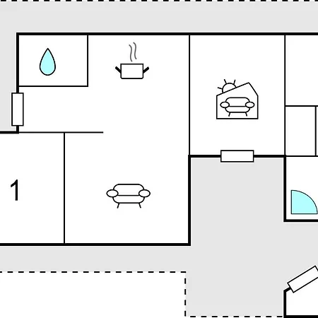 Holiday home Cozy In With Kitchen Logstor
